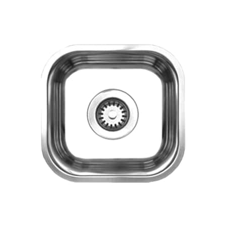 Whitehaus Noah'S Collection SS Sgl Bowl Undermount Sink, SS WHNU1212